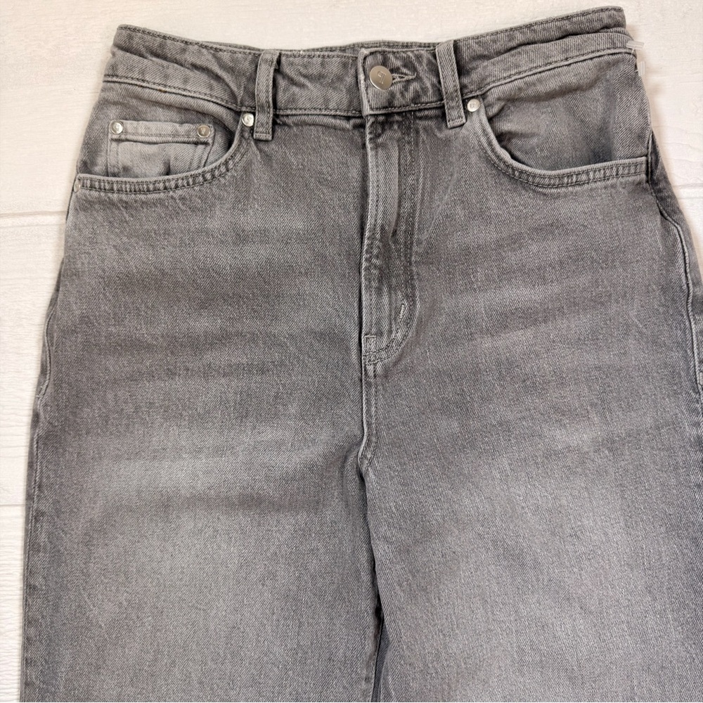 Pilcro Gray Wide Leg Jeans - Picture 3 of 16